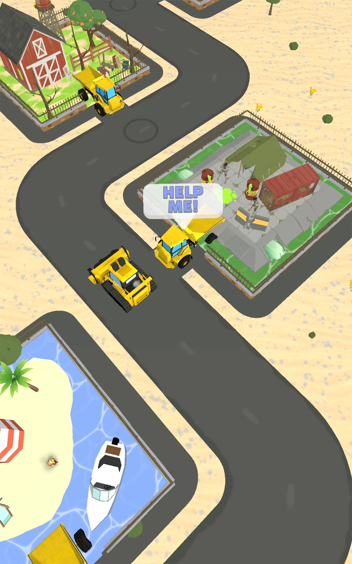 Captura de Tela do Jogo Dozer Demolish: City Tear Down