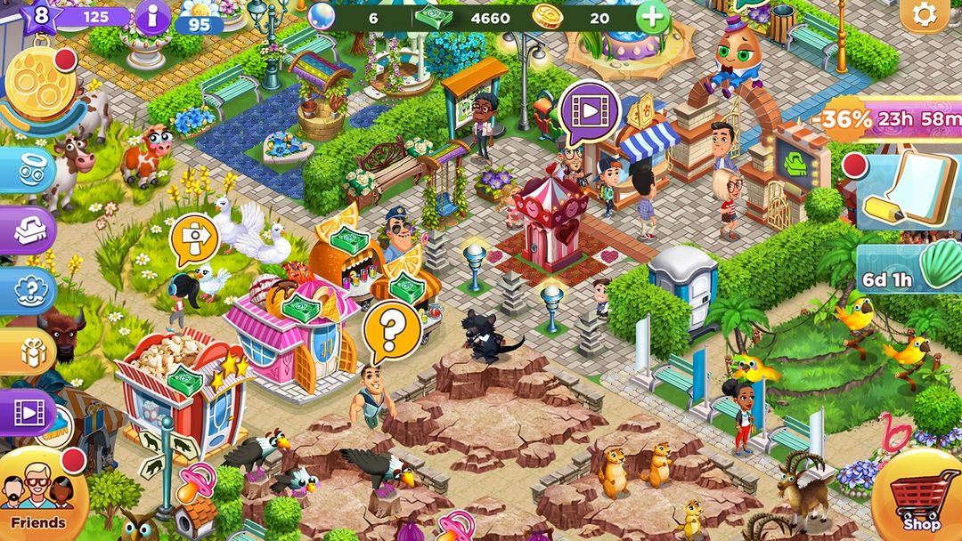 Zoo Craft: 애니멀 농장 시뮬레이션 게임 스크린 샷