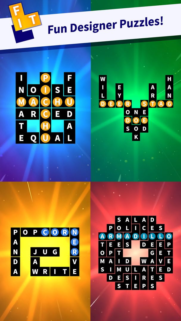 Flow Fit - Word Puzzle screenshot game