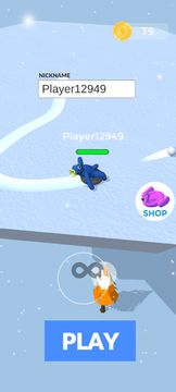 Snow Fighters.io Game Screenshot