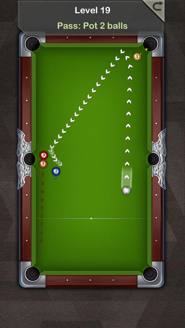 Screenshot of Pool Masters - One Shot Clear All