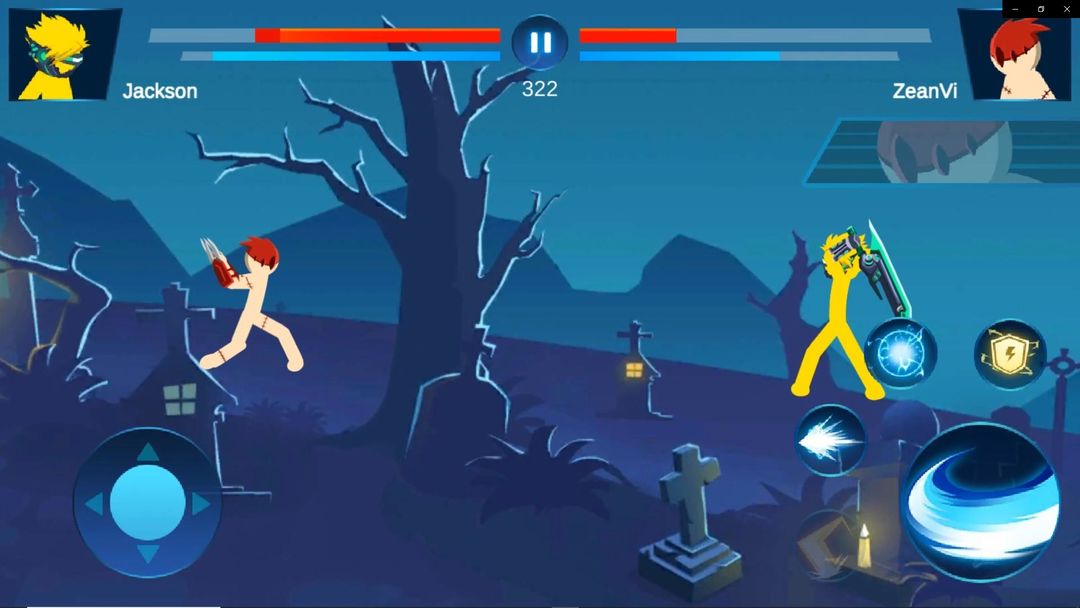 Stick Fight: Stickman War 게임 스크린 샷