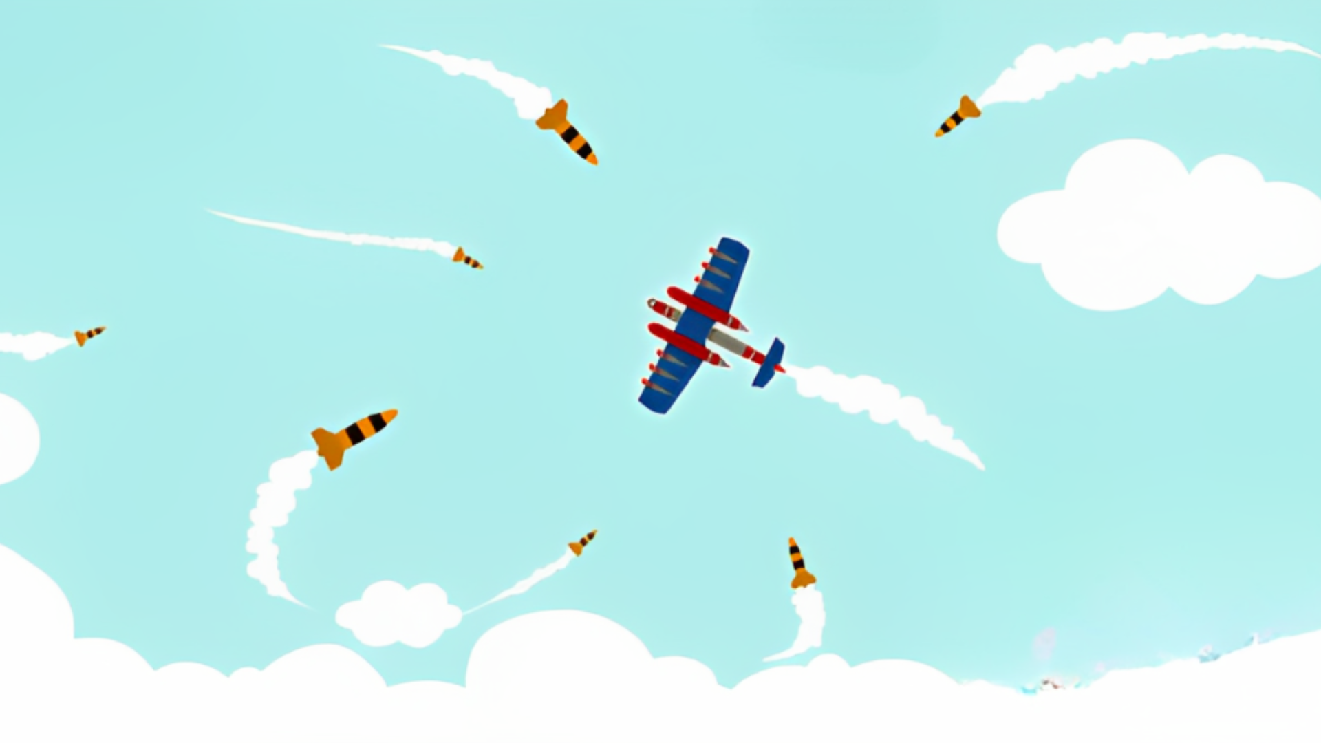 Jet Escape Missile Fire Game Screenshot