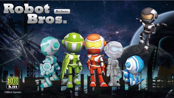Robot Bros Deluxe. Game Screenshot
