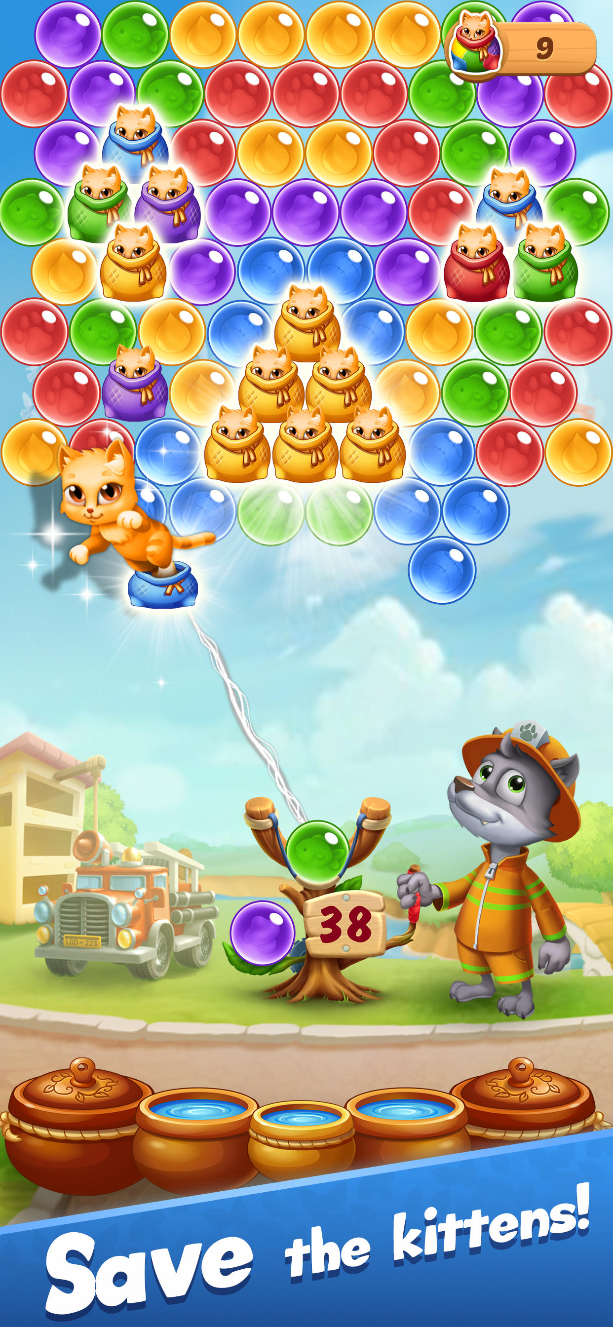 Cuplikan Layar Game Bubble Pop: Forest Rescue