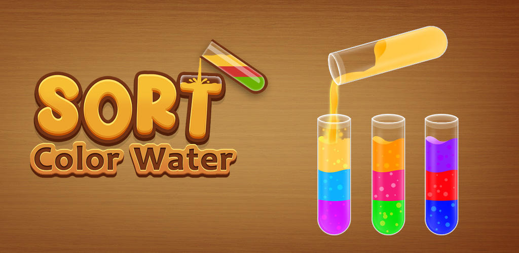 Captura de Tela do Vídeo de Color Water Sort Wooden Puzzle