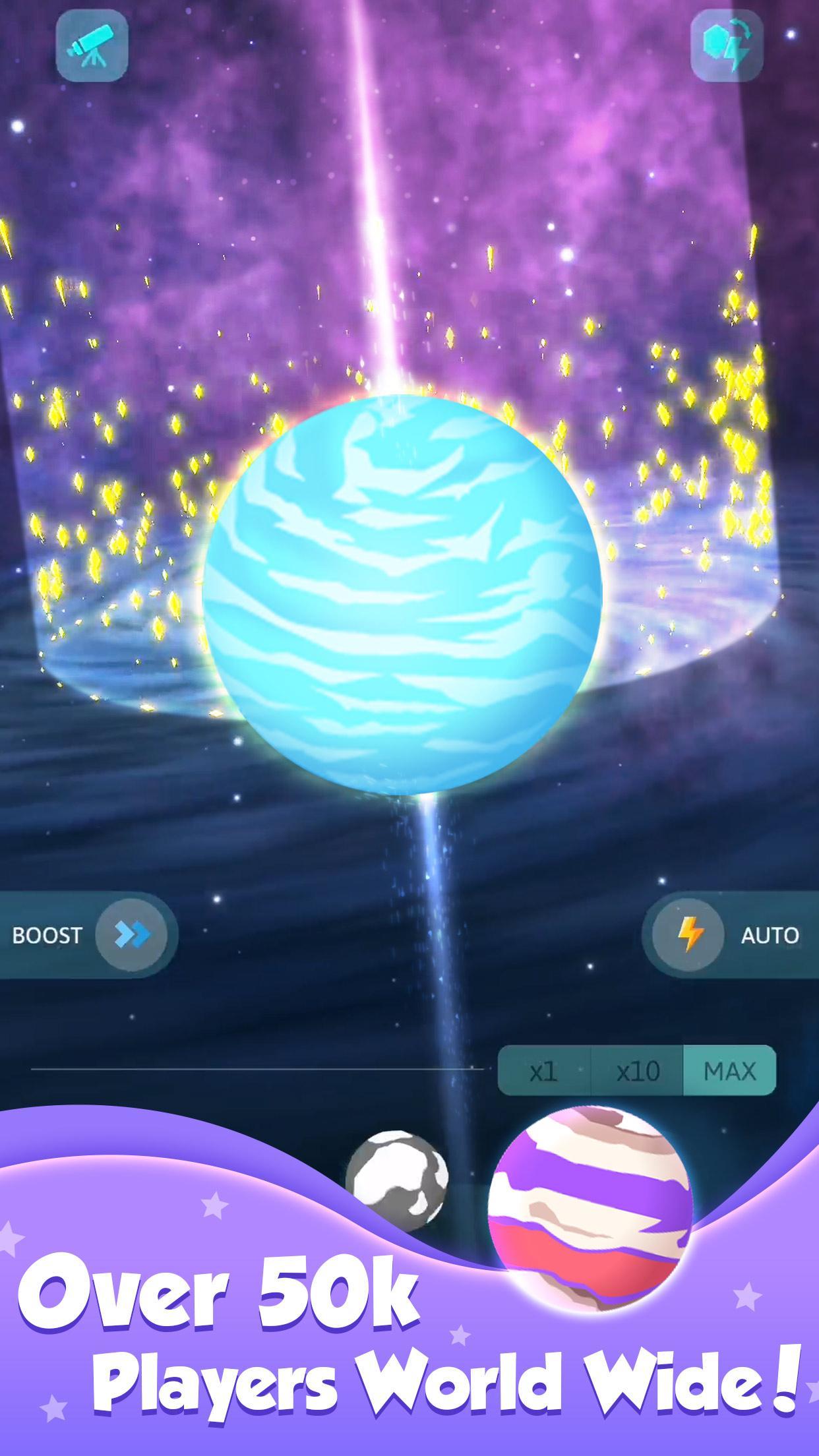 Tap Galaxy-Build your space world Game Screenshot