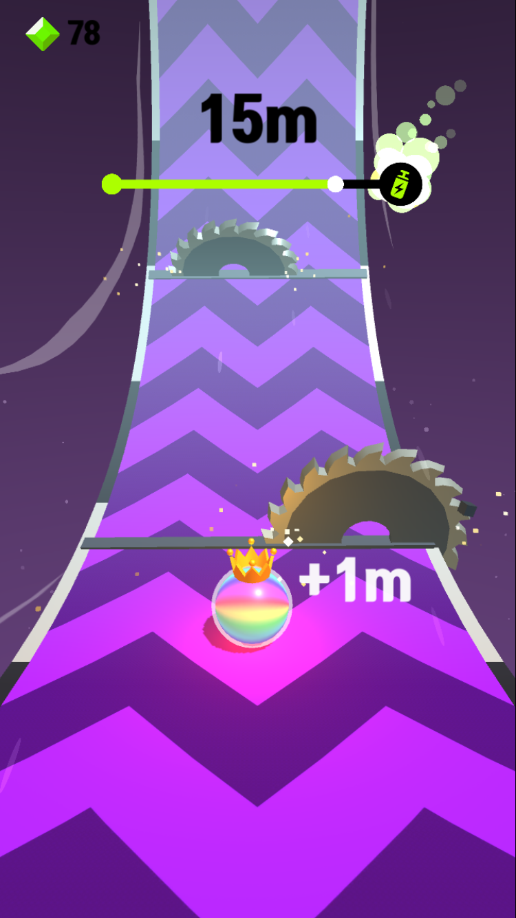 롤링 로드 게임 스크린샷