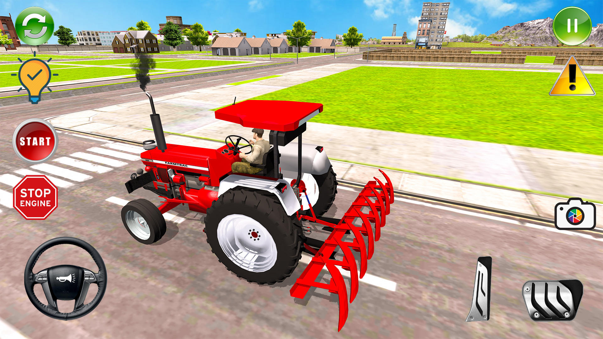 Screenshot of Farming Games 3d: Tractor Game