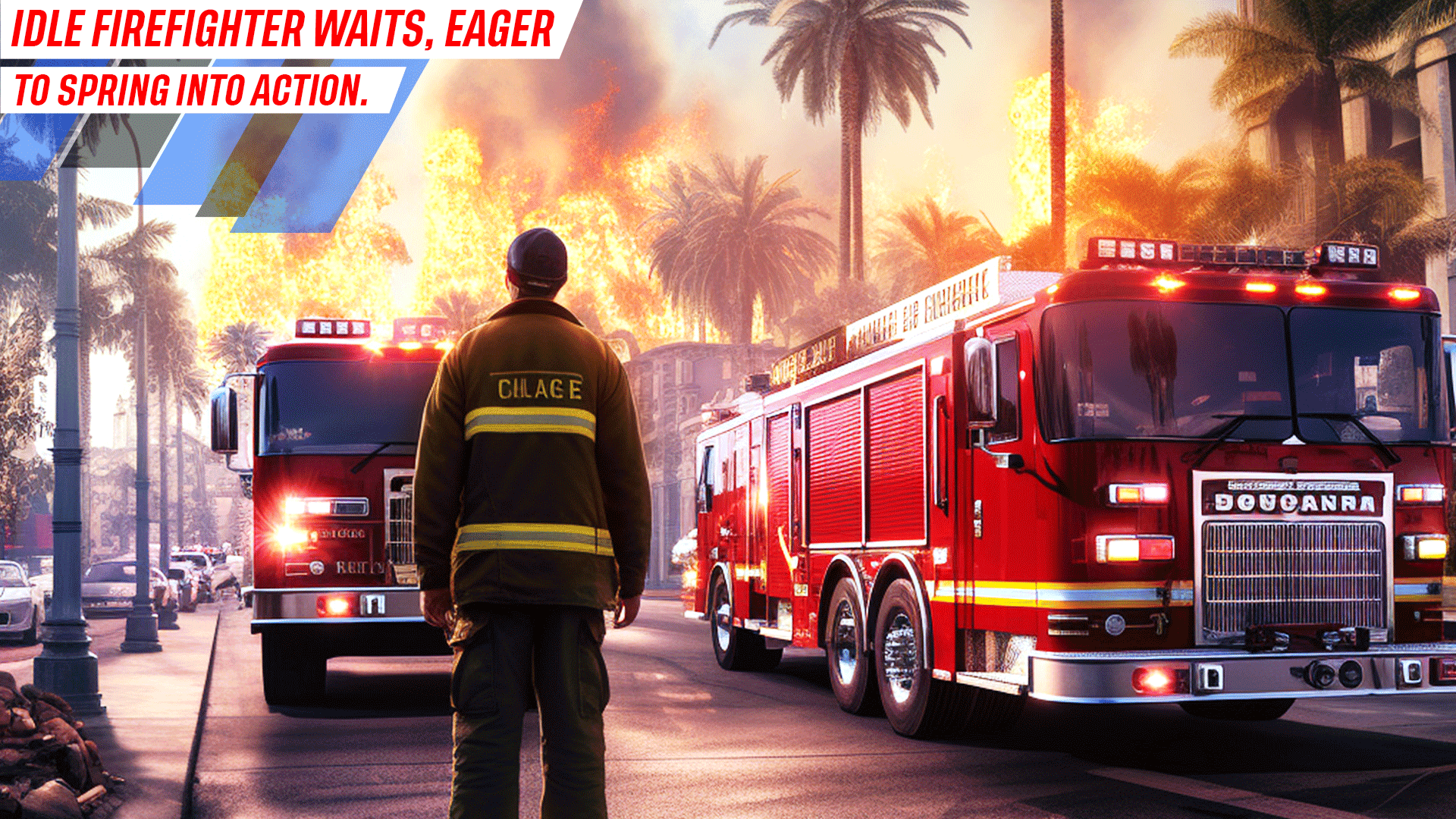 Screenshot of US Firefighter:Fire Truck Game