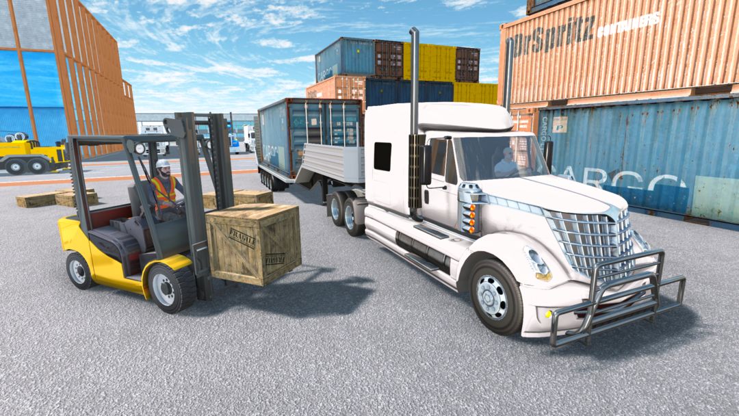 Screenshot of Truck Driving Simulator