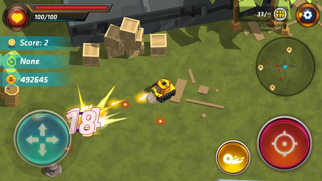 Tank Heroes: Infinity War screenshot game