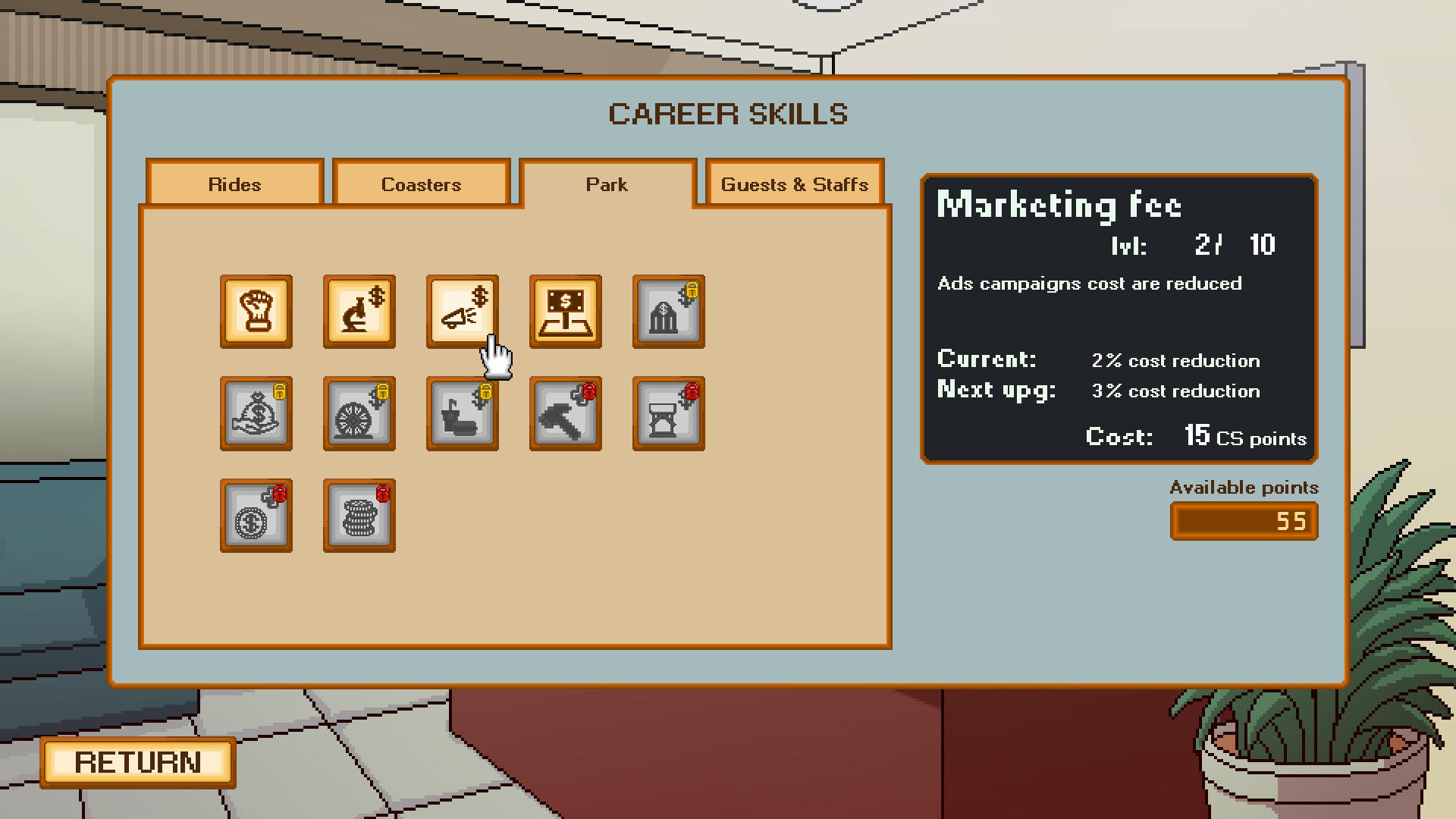 Idler Coaster screenshot game