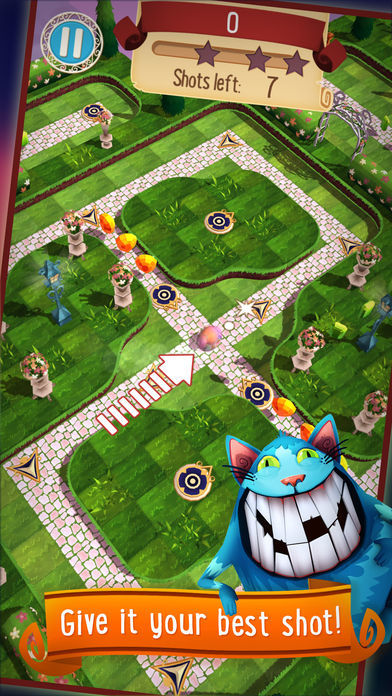 Alice in Wonderland Puzzle Golf Adventures 게임 스크린 샷
