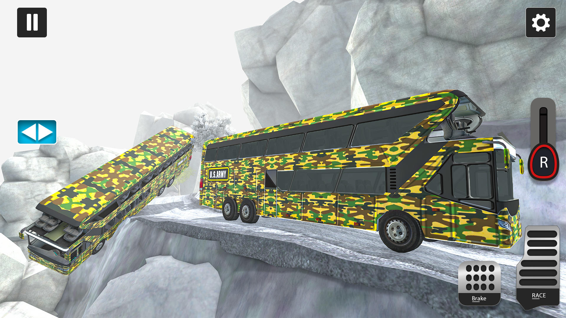 Screenshot of Army Bus Simulator - Bus Games