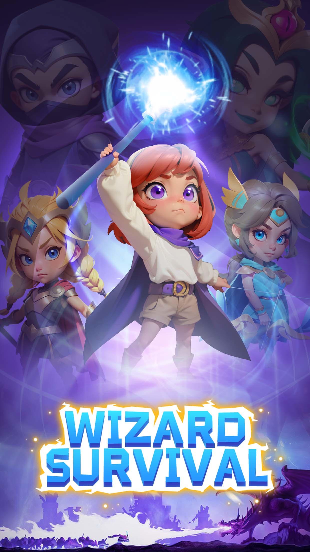 Wizard Survival: Magic Defense Game Screenshot