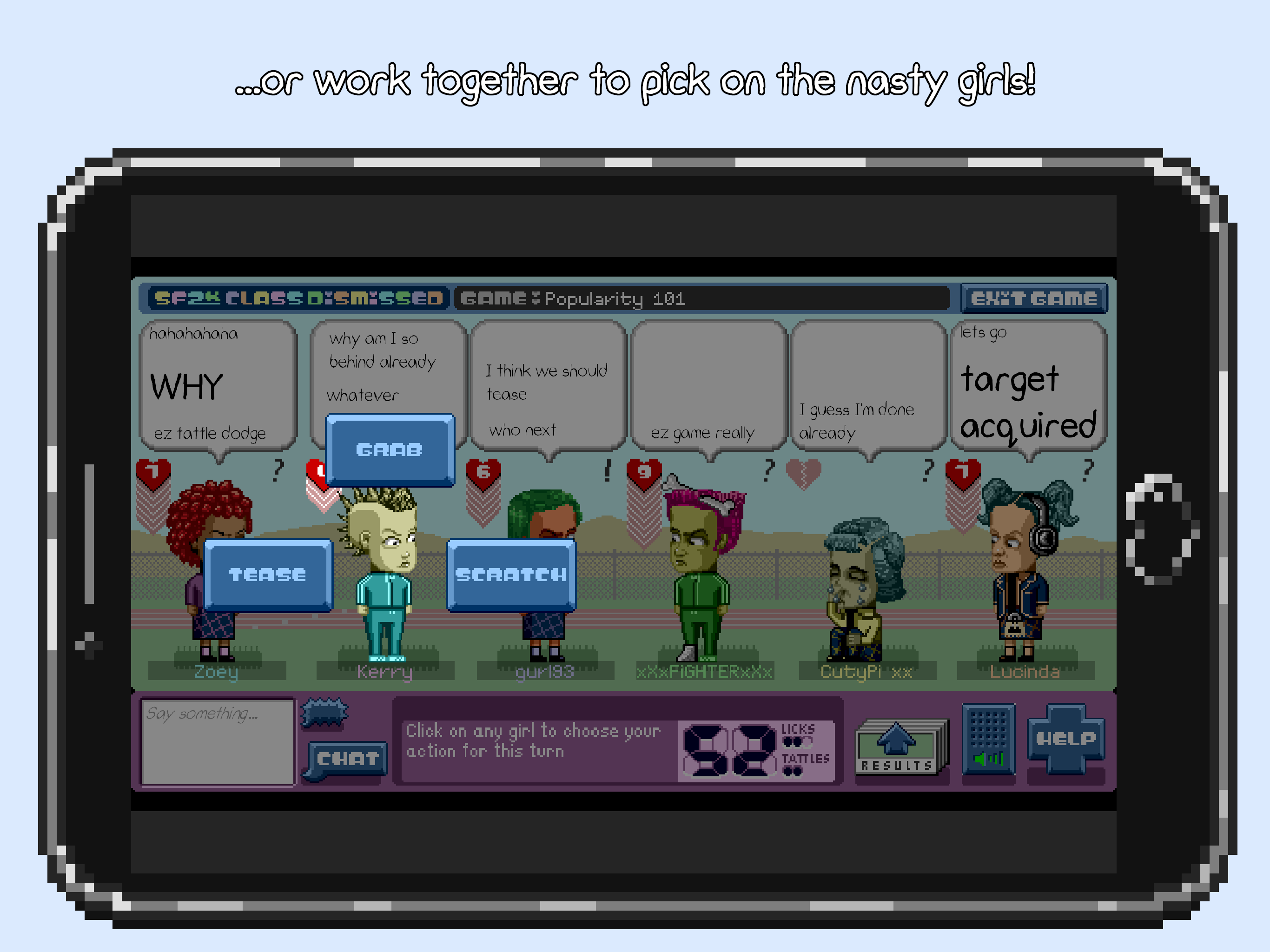 Screenshot of SF2K: Class Dismissed