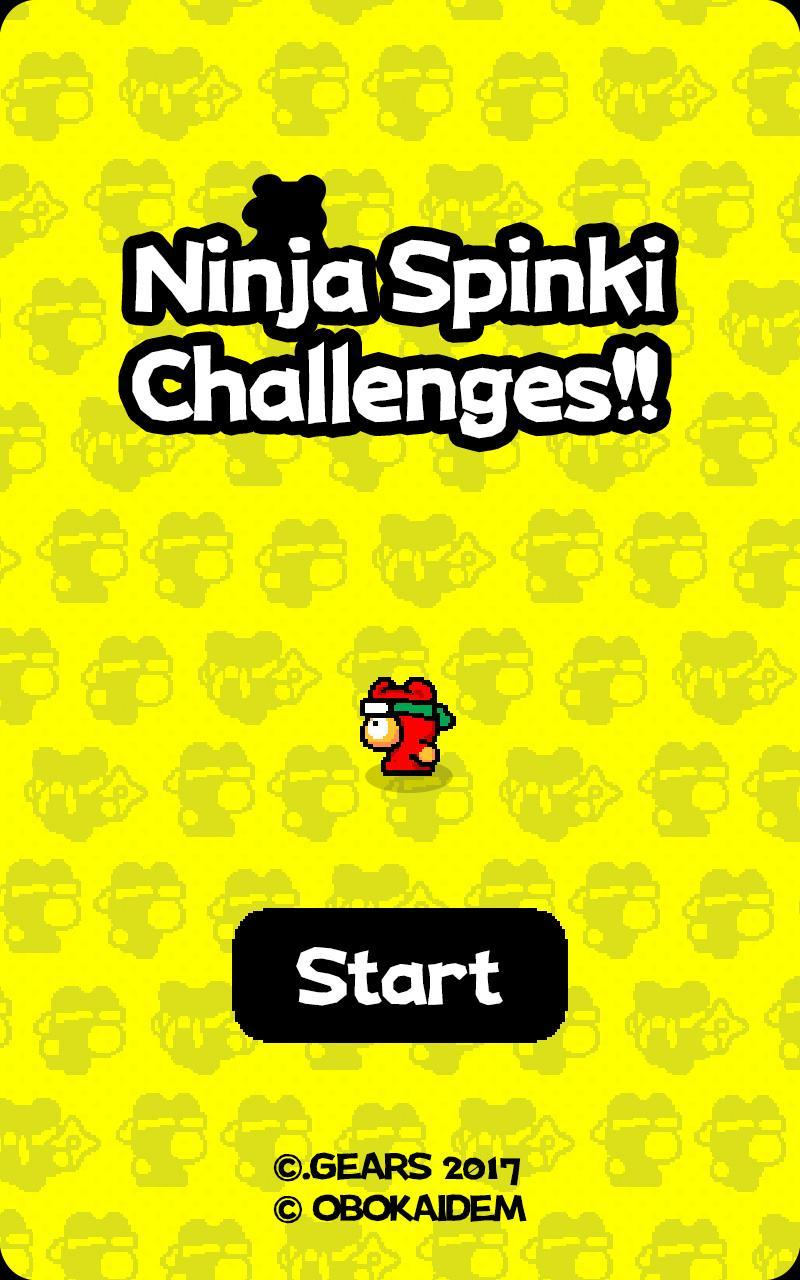 Ninja Spinki Challenges!! Game Screenshot