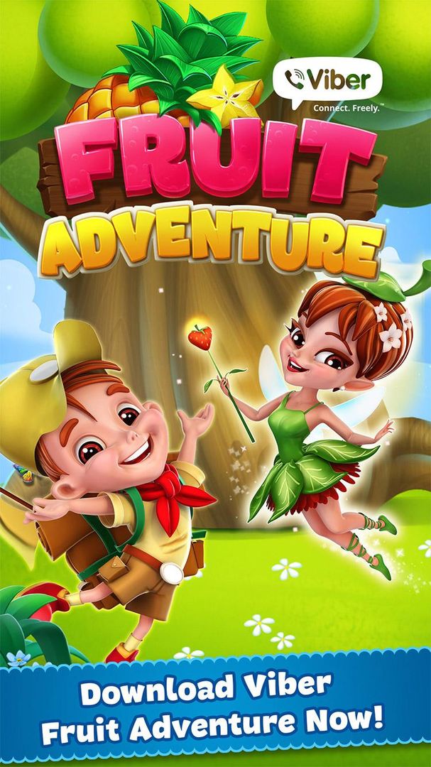 Viber Fruit Adventure ภาพหน้าจอเกม