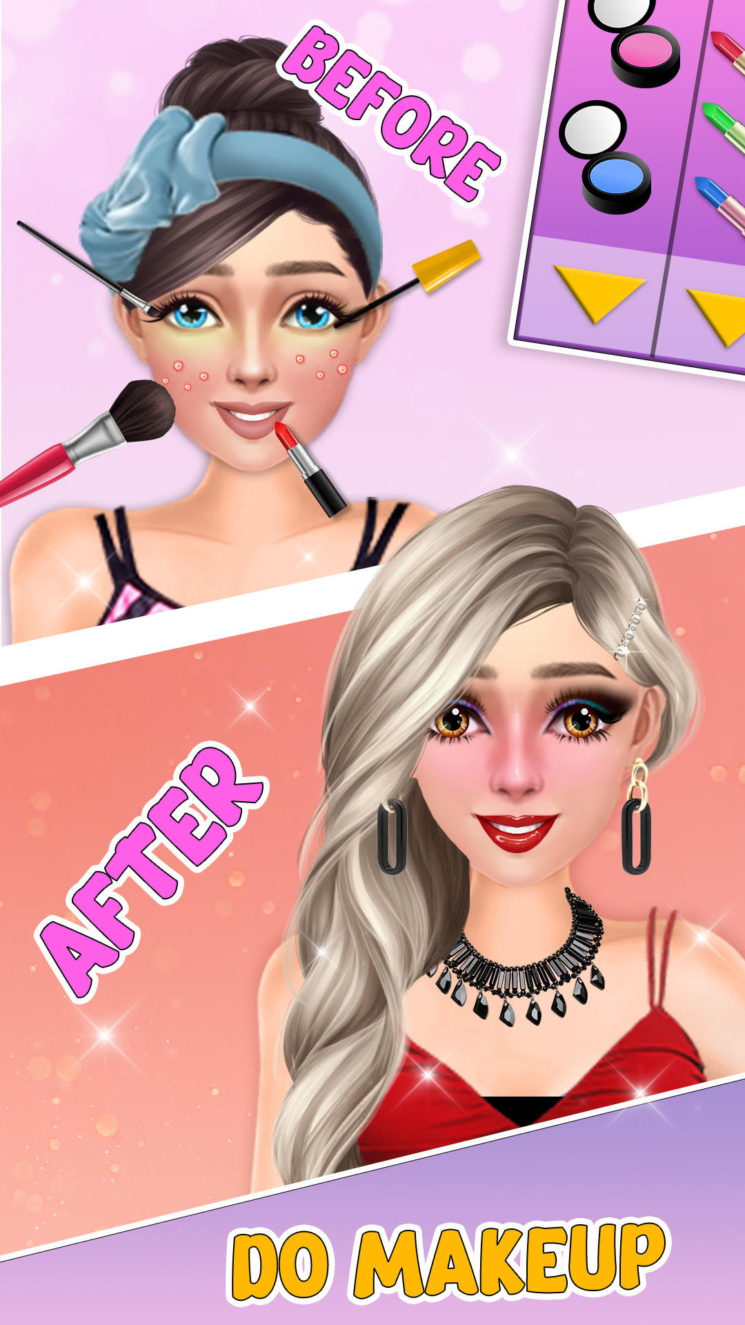 Fashion Show Makeup Dress Game Game Screenshot
