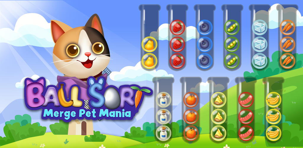 Screenshot dari video Ball Sort - Merge Pet Mania