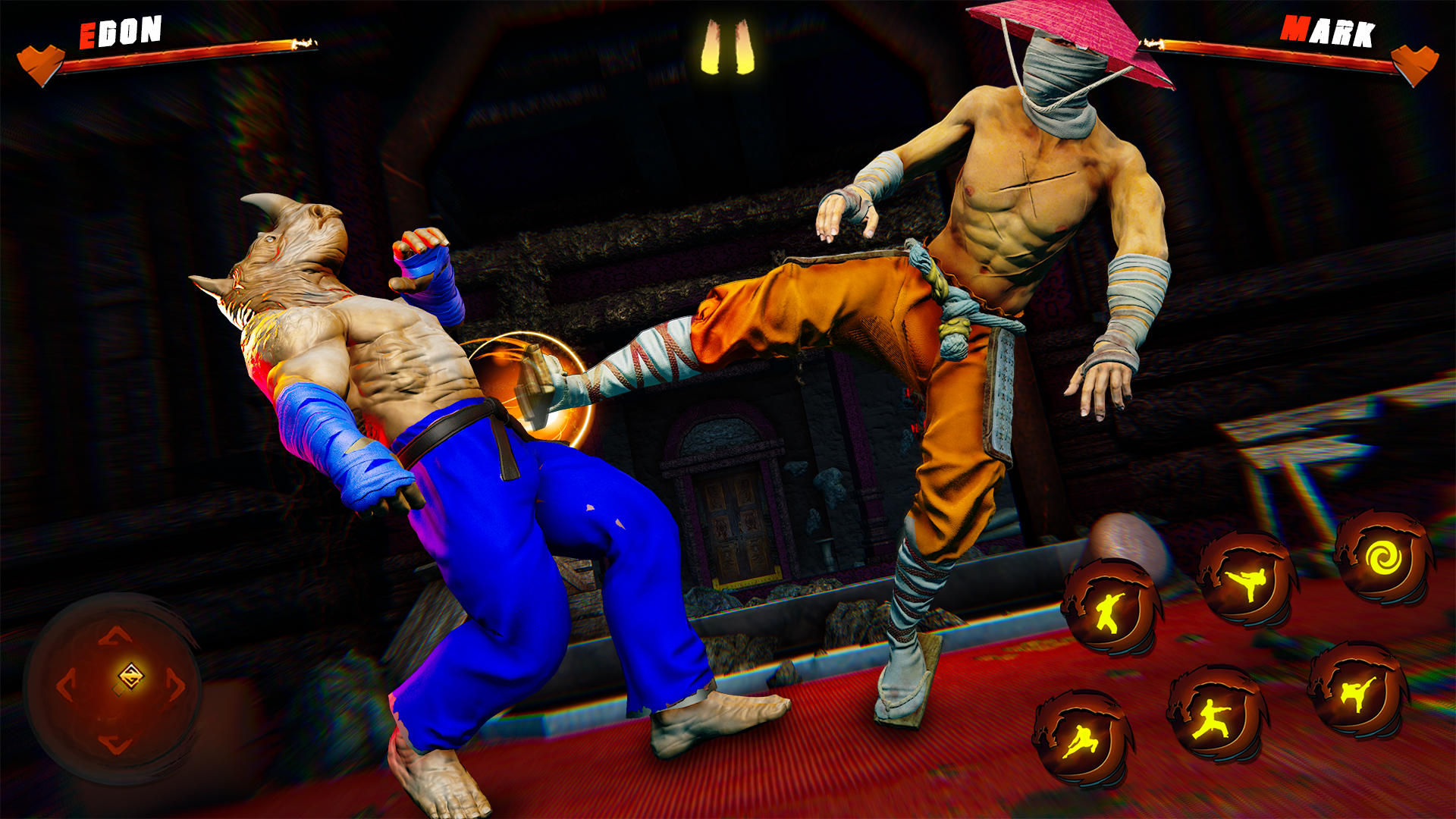 Screenshot 1 of เกมต่อสู้คาราเต้กังฟู 1.0.0