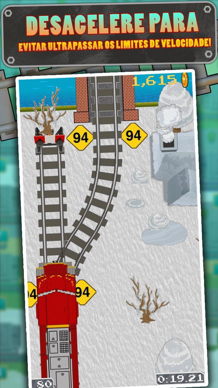 Captura de Tela do Jogo LocoRun Jogo Arcade deComboios