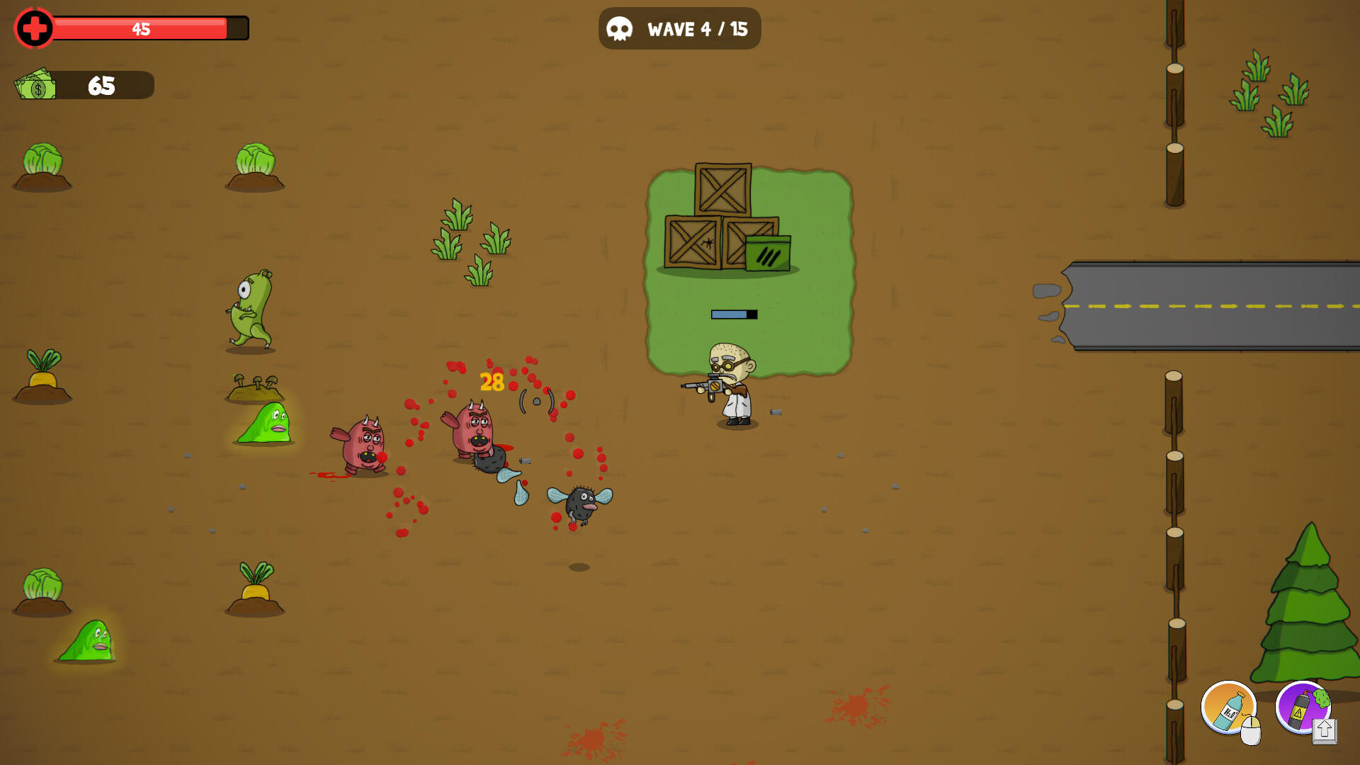 The Last Veggies Game Screenshot