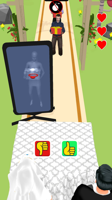 Wedding Rush 3D! Game Screenshot