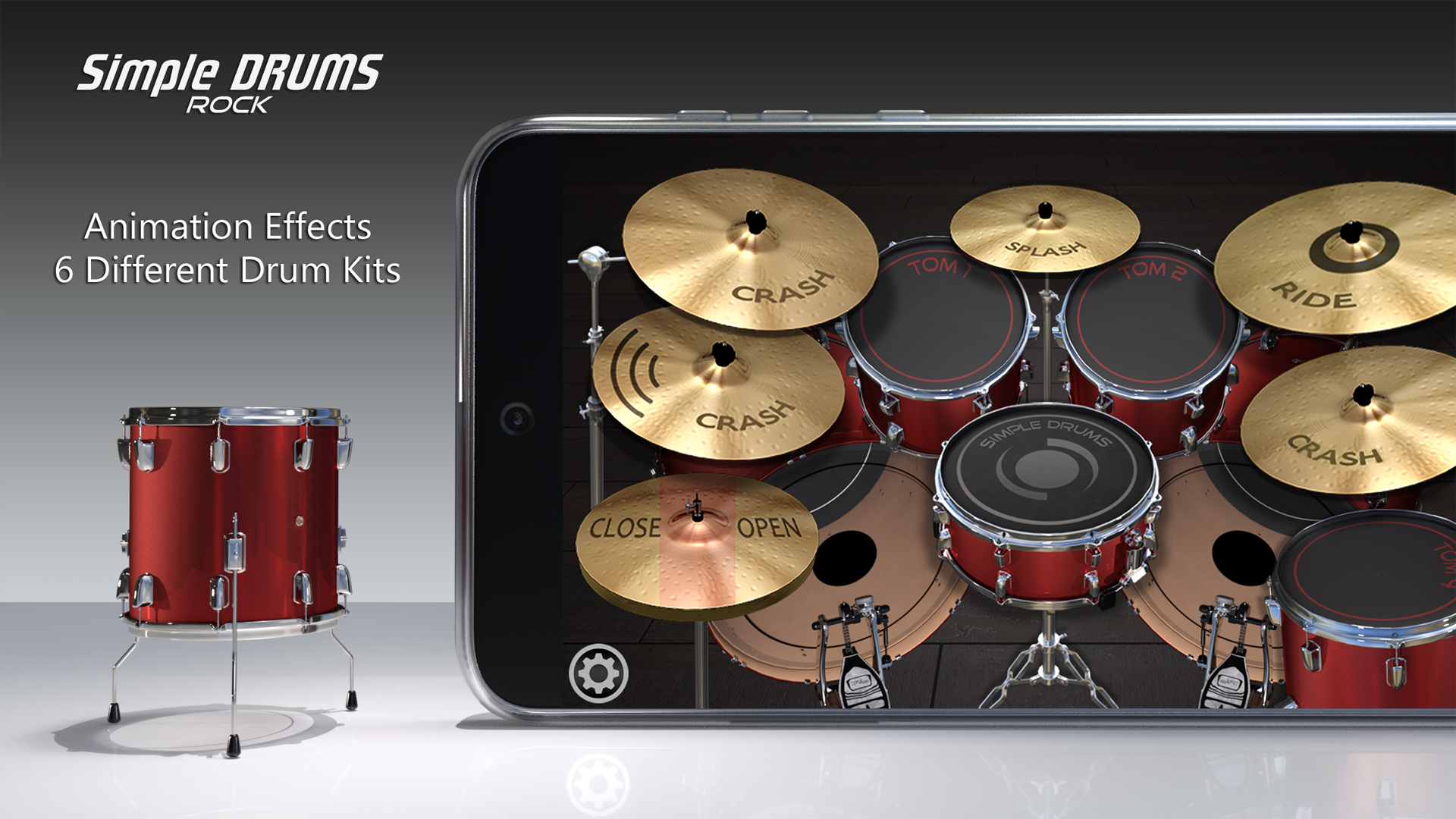 Simple Drums Rock - Drum Set screenshot game