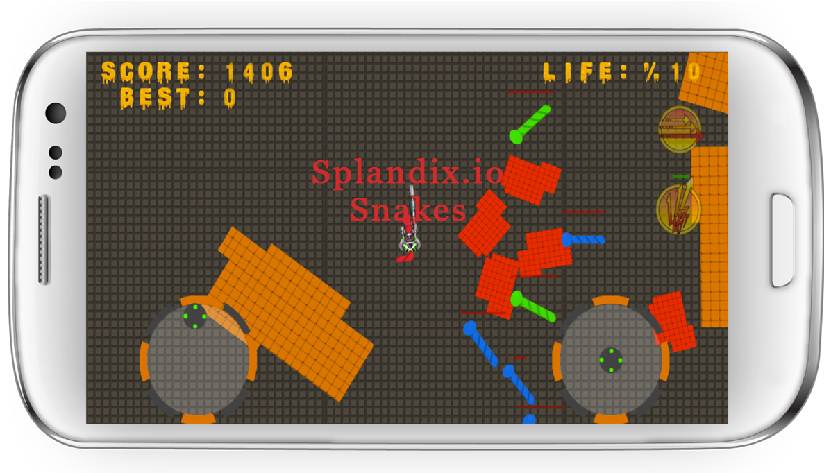 Splix.io Snakes Game Screenshot