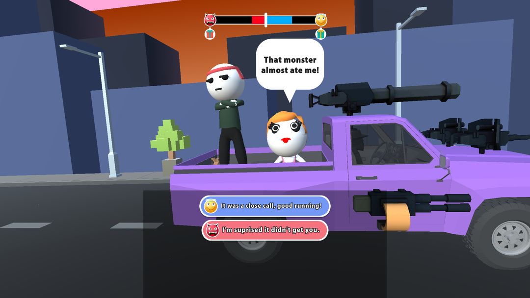 Screenshot of Save the Town - Gatling Gun