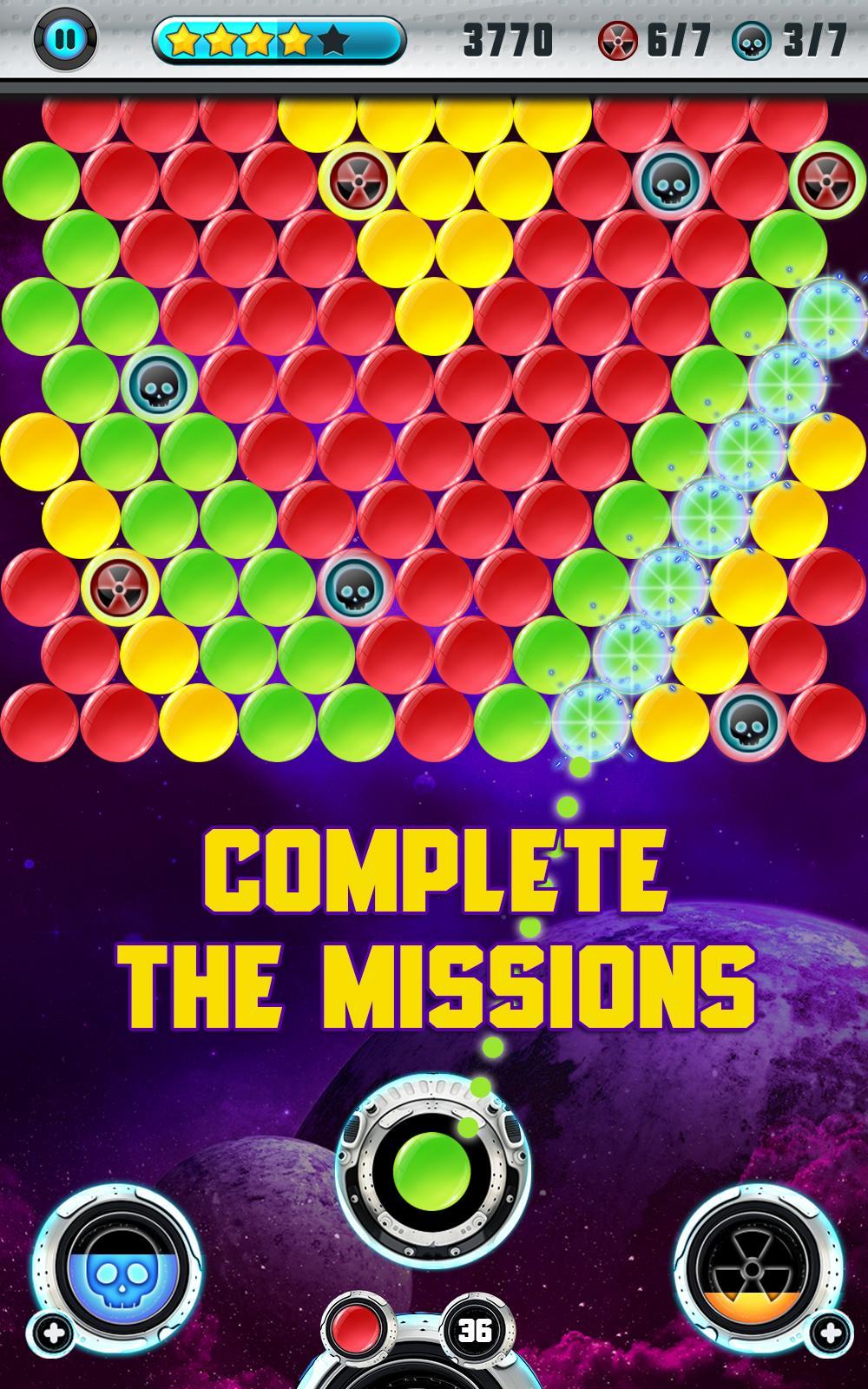 Deluxe Bubble Shooter Game Screenshot