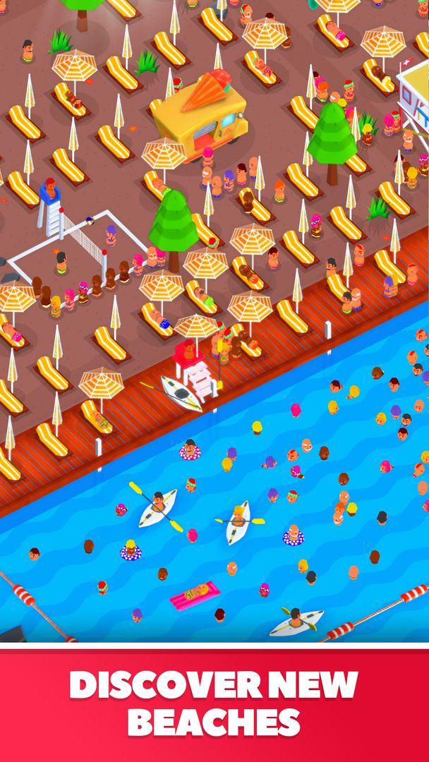 Beach Club Tycoon : Idle Game遊戲截圖