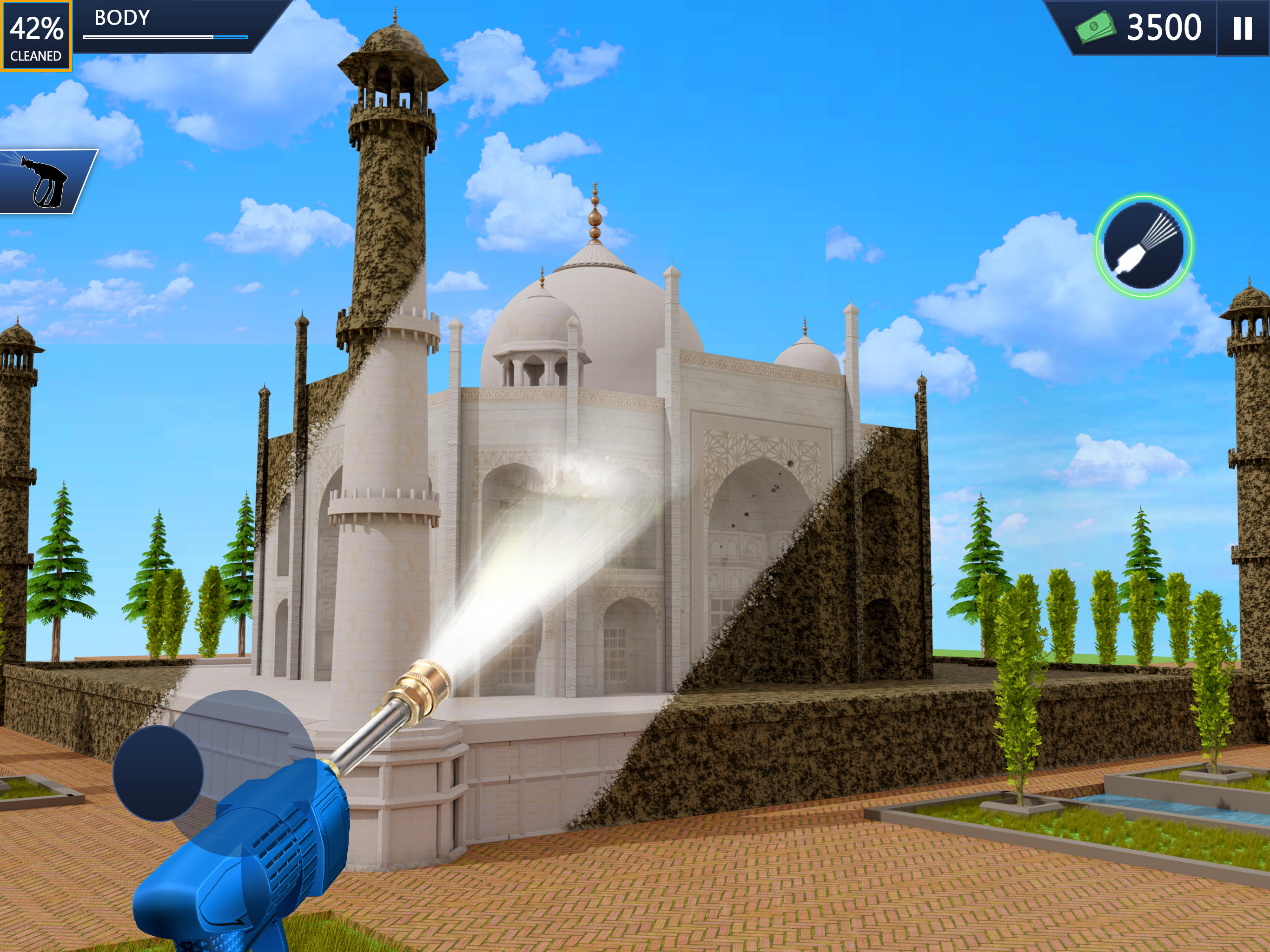 Power Gun - Washing Simulator Game Screenshot