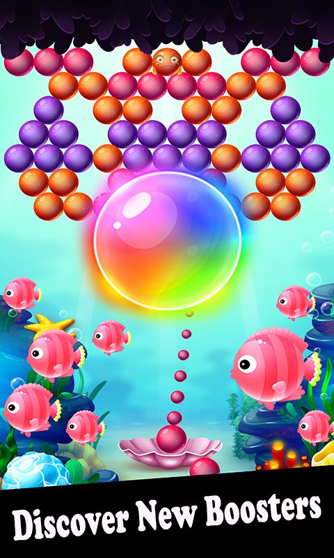 Ocean Pop! Bubble Shooter 게임 스크린 샷