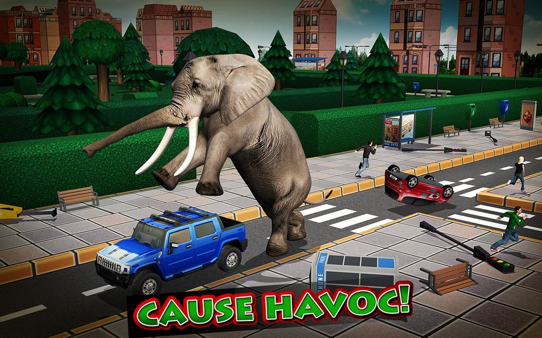 Ultimate Elephant Rampage 3D ภาพหน้าจอเกม
