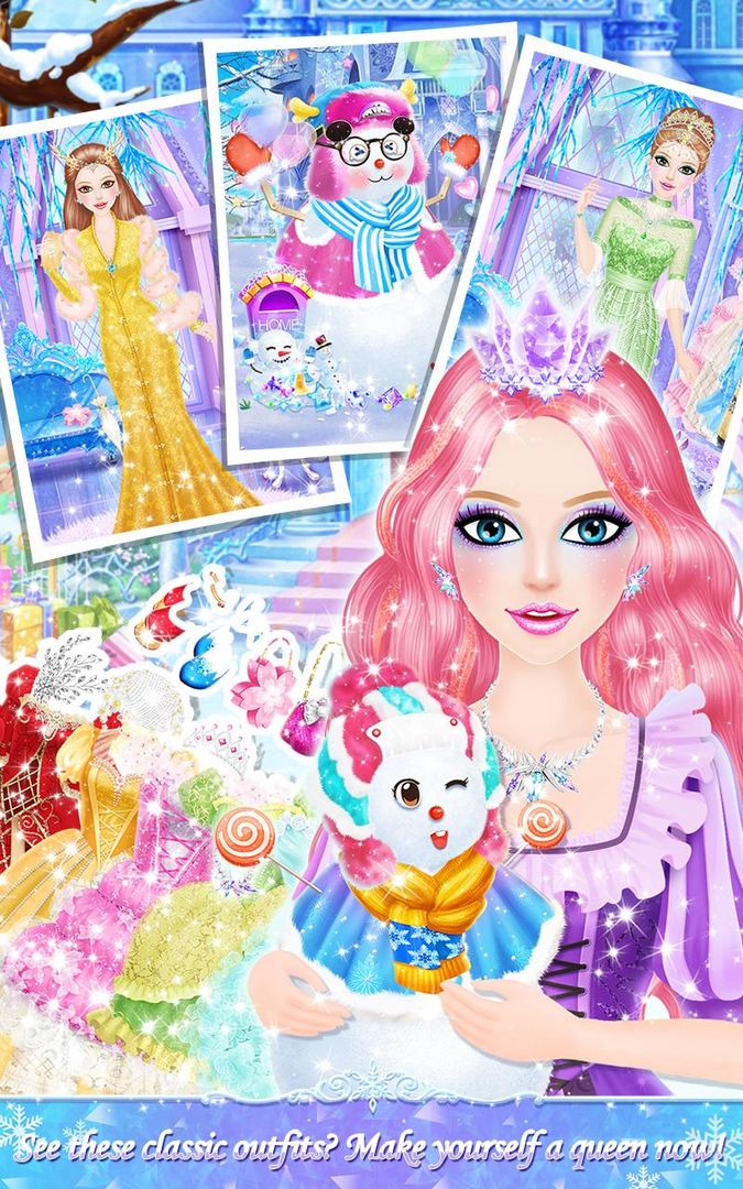 Princess Salon: Frozen Party 게임 스크린 샷