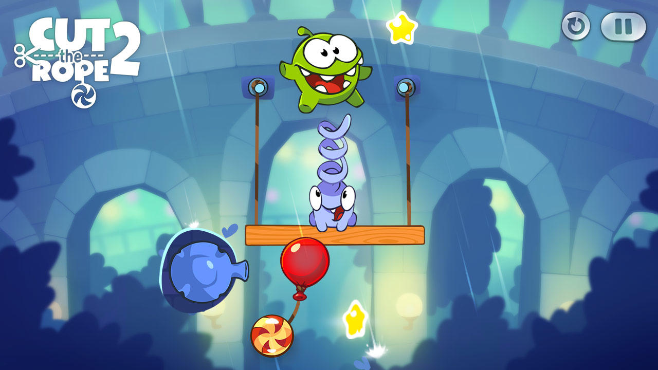 Скриншот игры Cut the Rope 2 (割绳子 2)