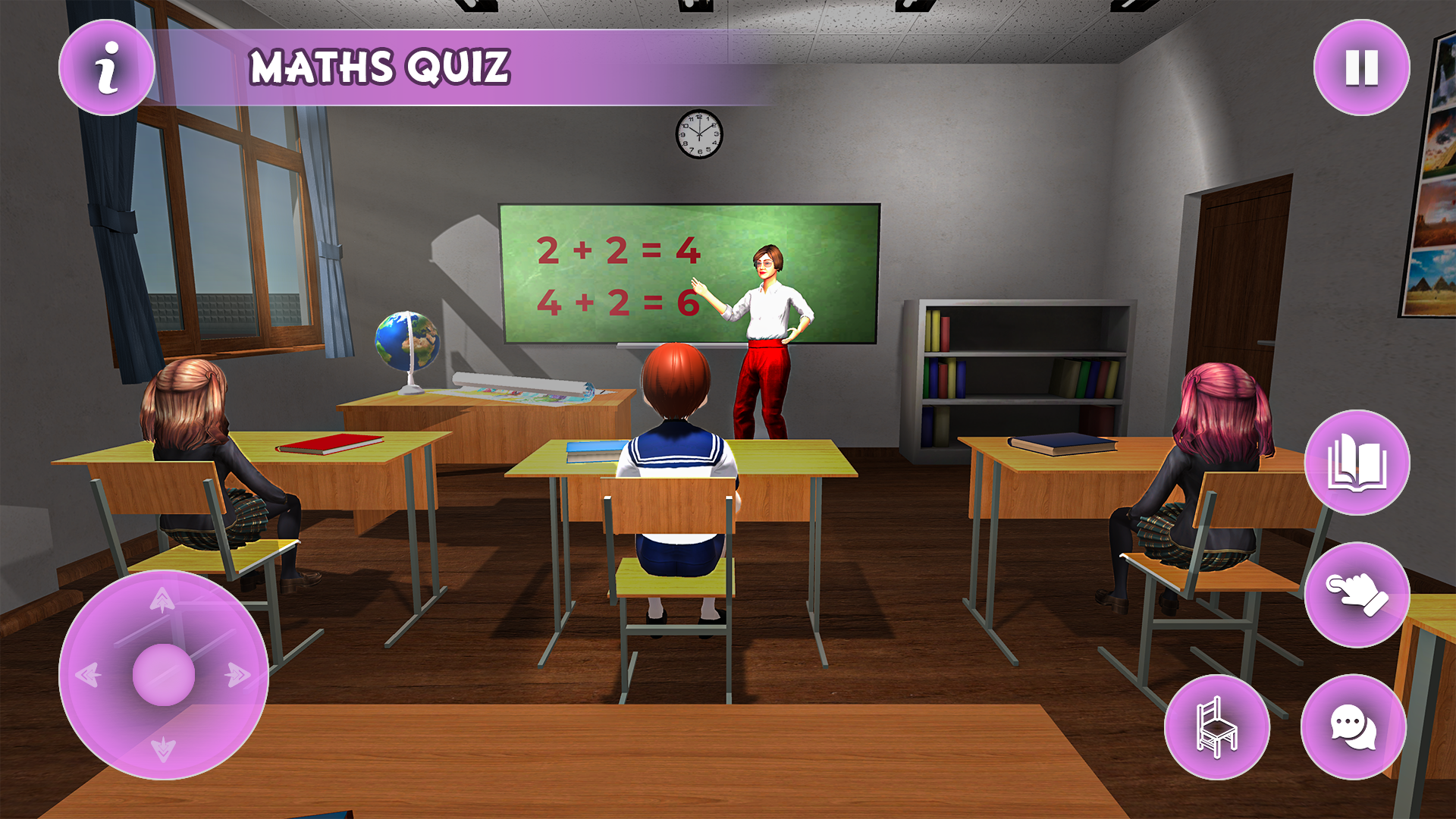 Anime High School Life Games Game Screenshot