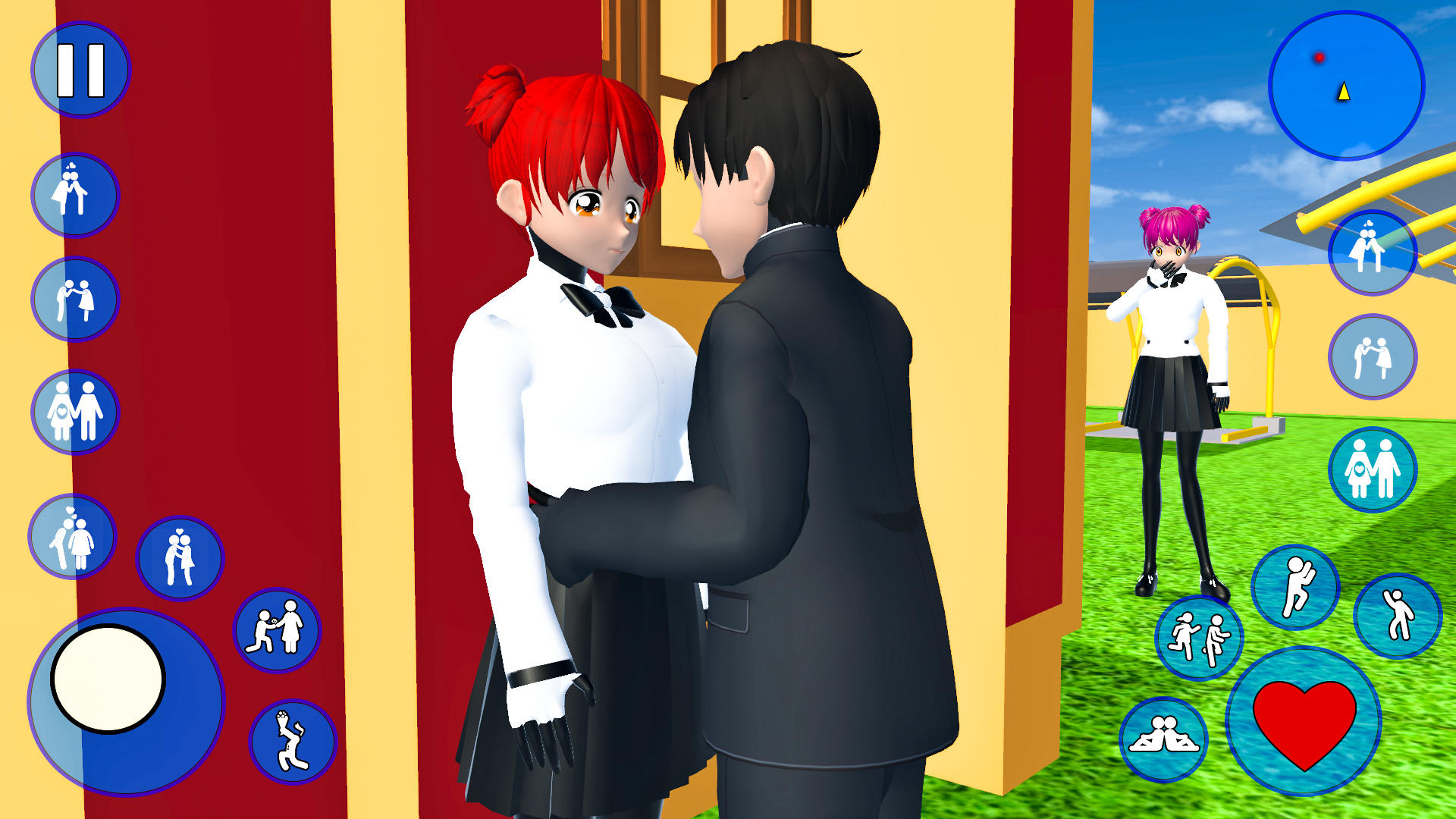 Anime School Girl 3D Girl Game Game Screenshot