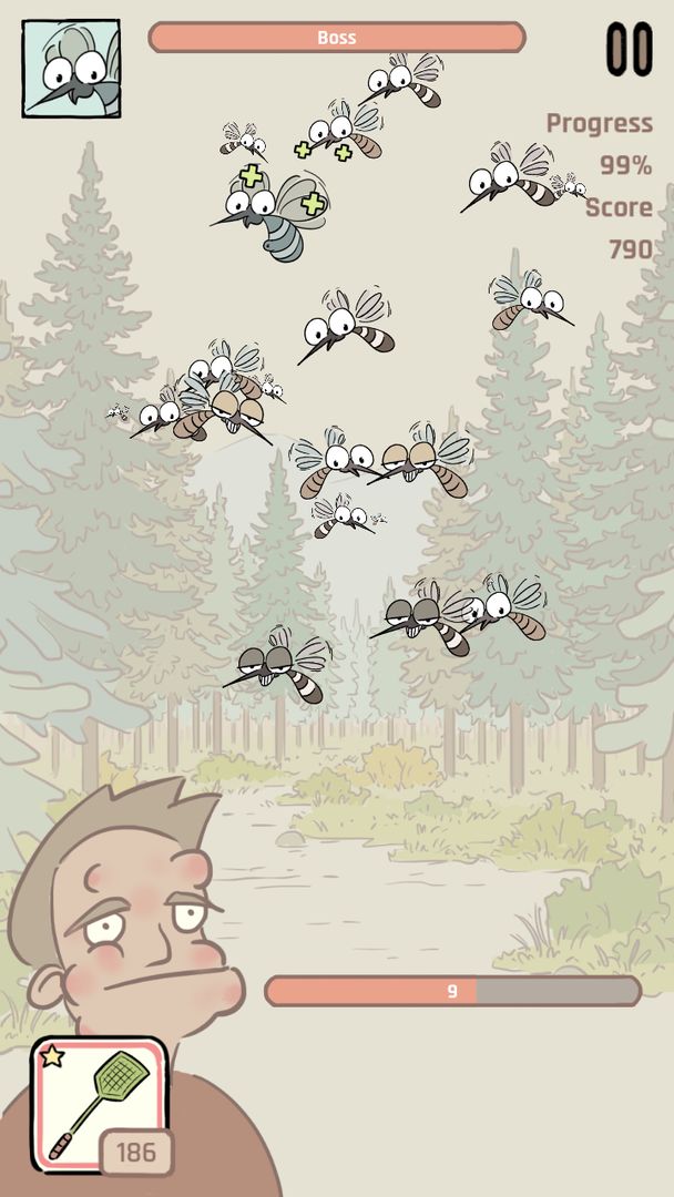 Mosquito War ภาพหน้าจอเกม