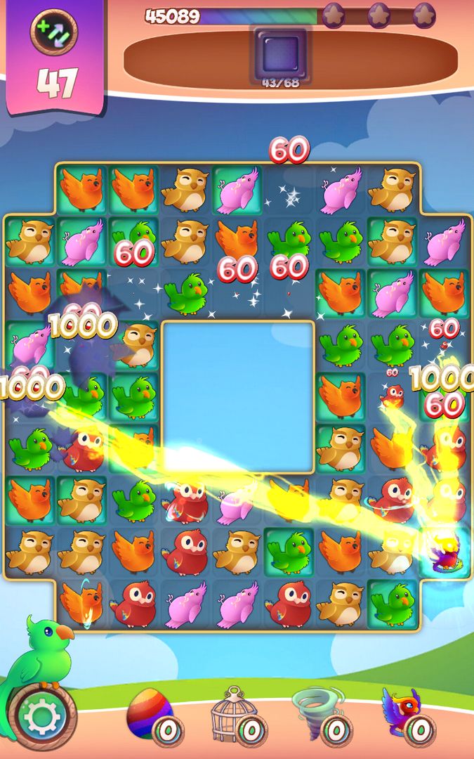 Screenshot of Birds: Free Match 3 Games