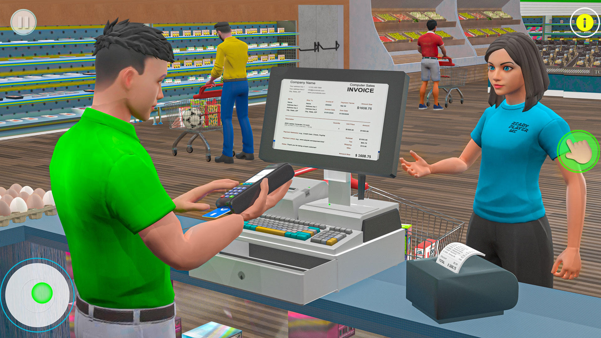 Supermarket Mall Shopping Game ภาพหน้าจอเกม