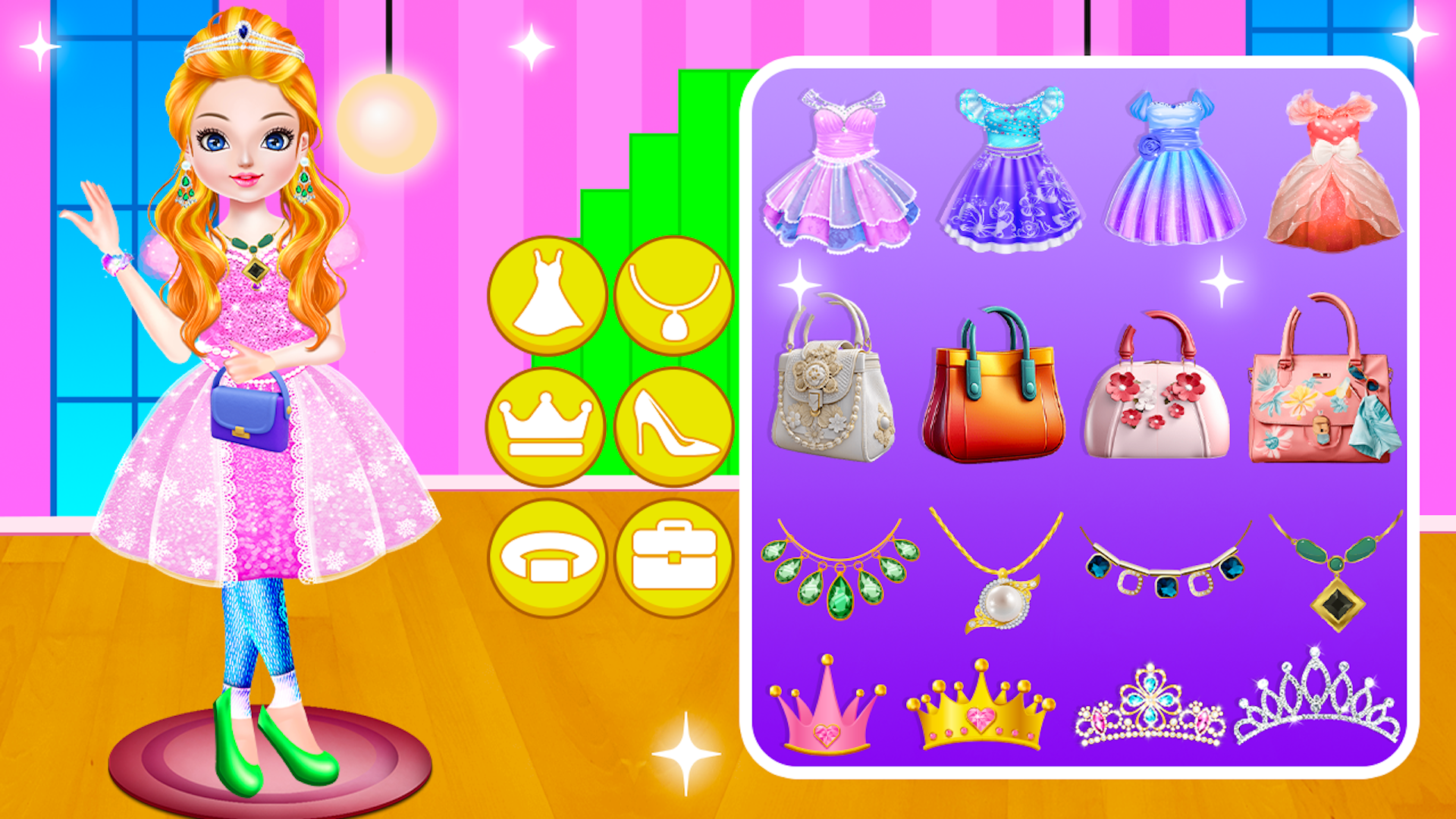School kids Hair styles Makeup Game Screenshot