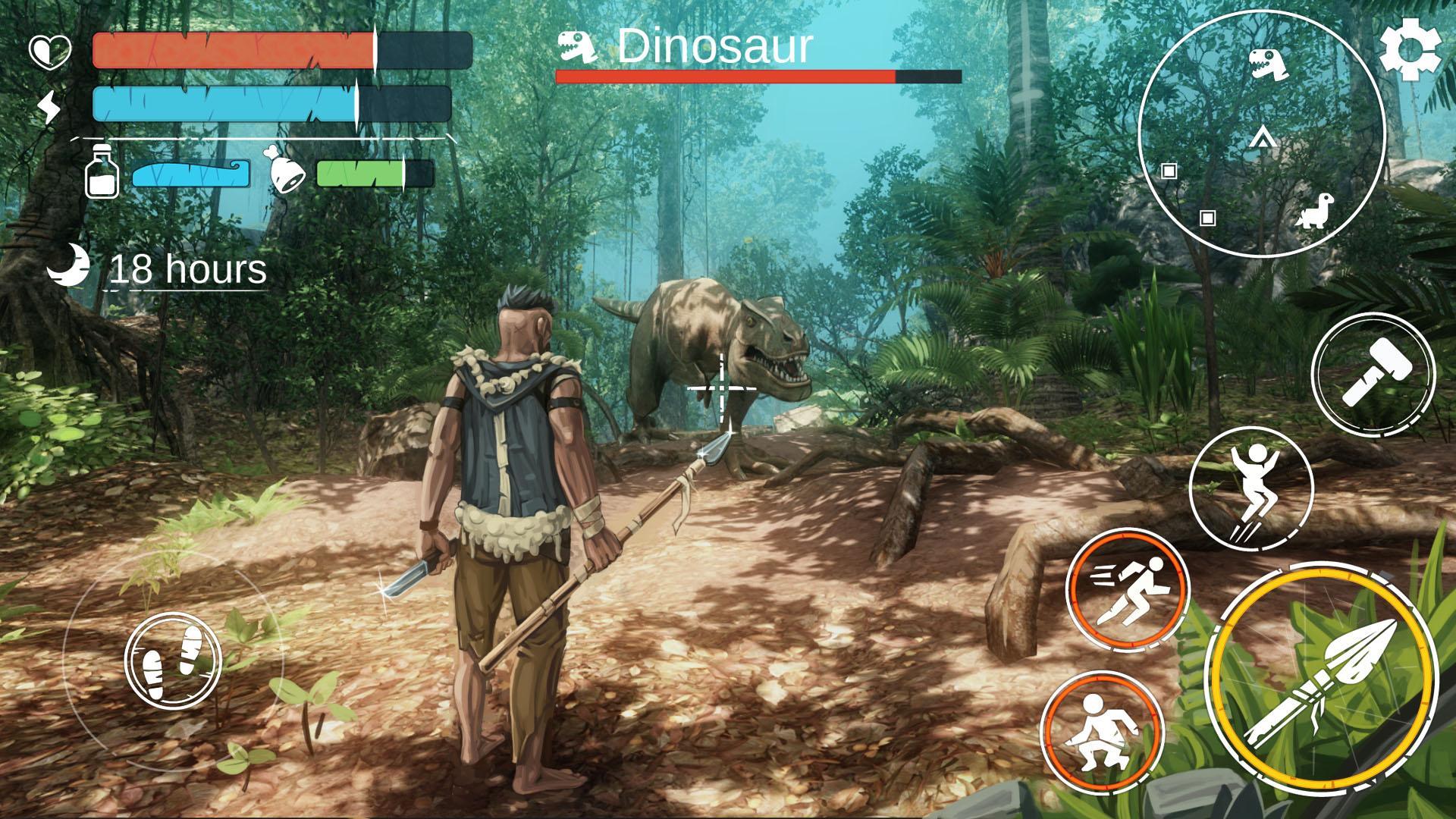 Jurassic Island: Lost Ark Surv Game Screenshot