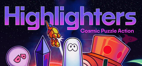 Banner of Highlighters: Cosmic Puzzle Action 