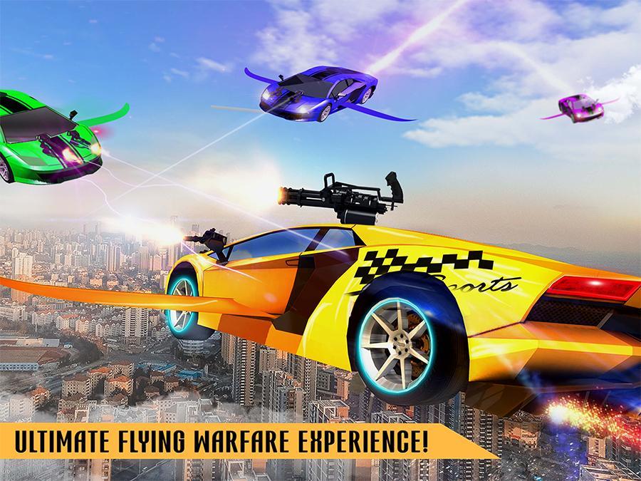 Flying Robot Car - Robot Transformation Game Game Screenshot