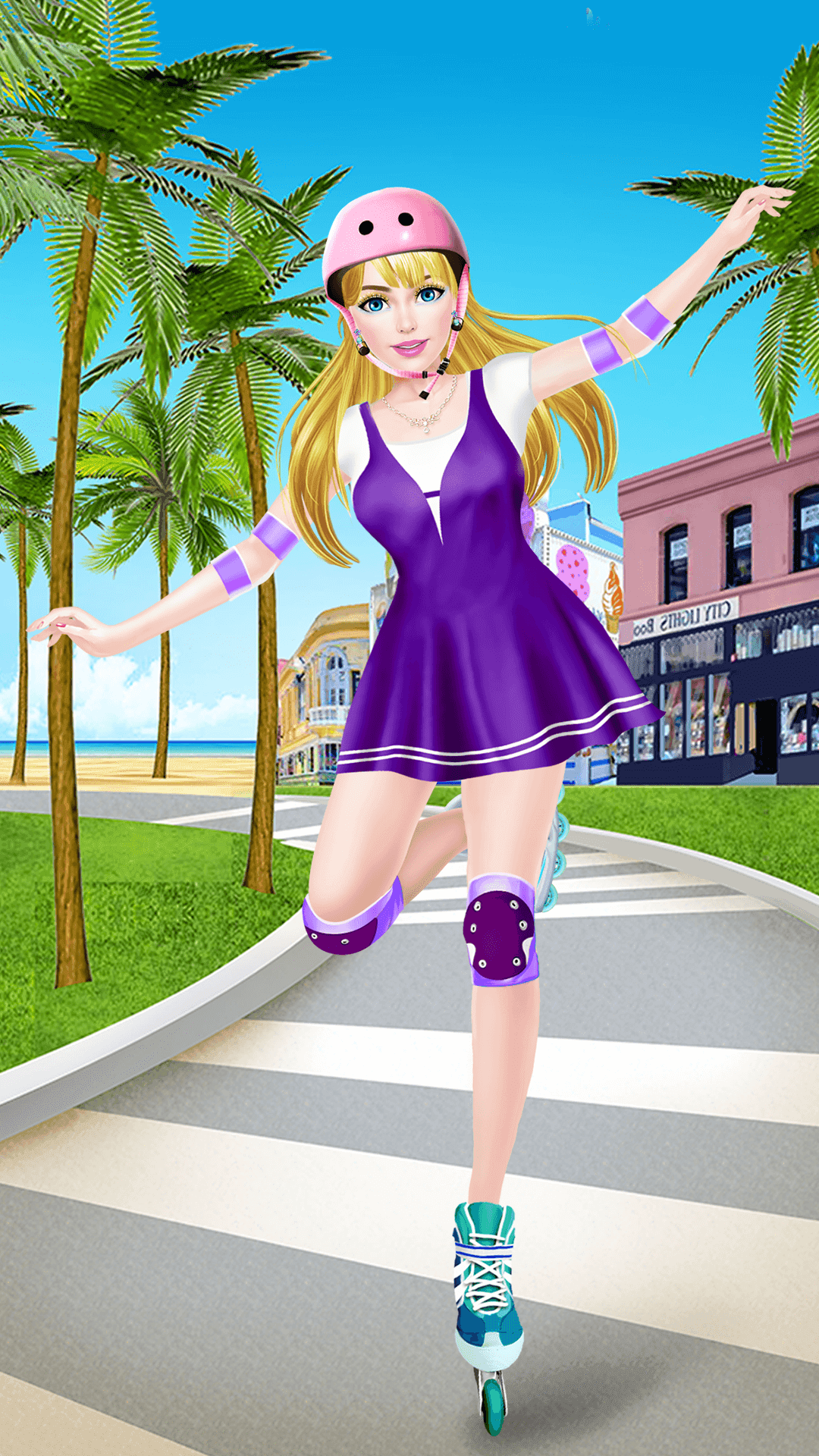 Summer Roller Girl - BFF Salon 遊戲截圖