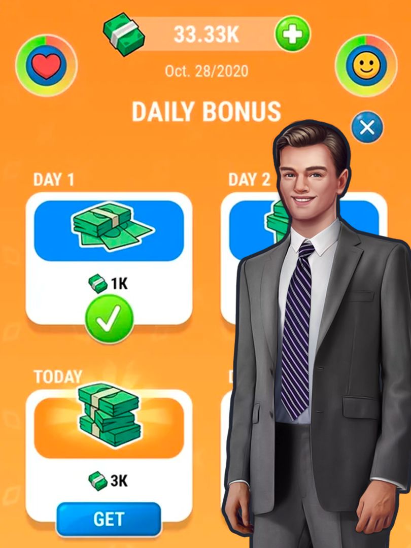 Wall Street Business Clicker: Money Simulator Game ภาพหน้าจอเกม